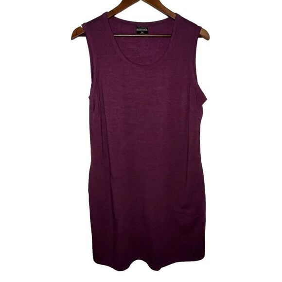 Women's 32 Degrees Berry Sleeveless Tank Dress - Picture 1 of 6